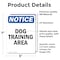 Signmission Dog Training Area, 5 in W x Rectangle, Vinyl Decal OS-2PACK-NS-D-57-V-11435 - alternate 4